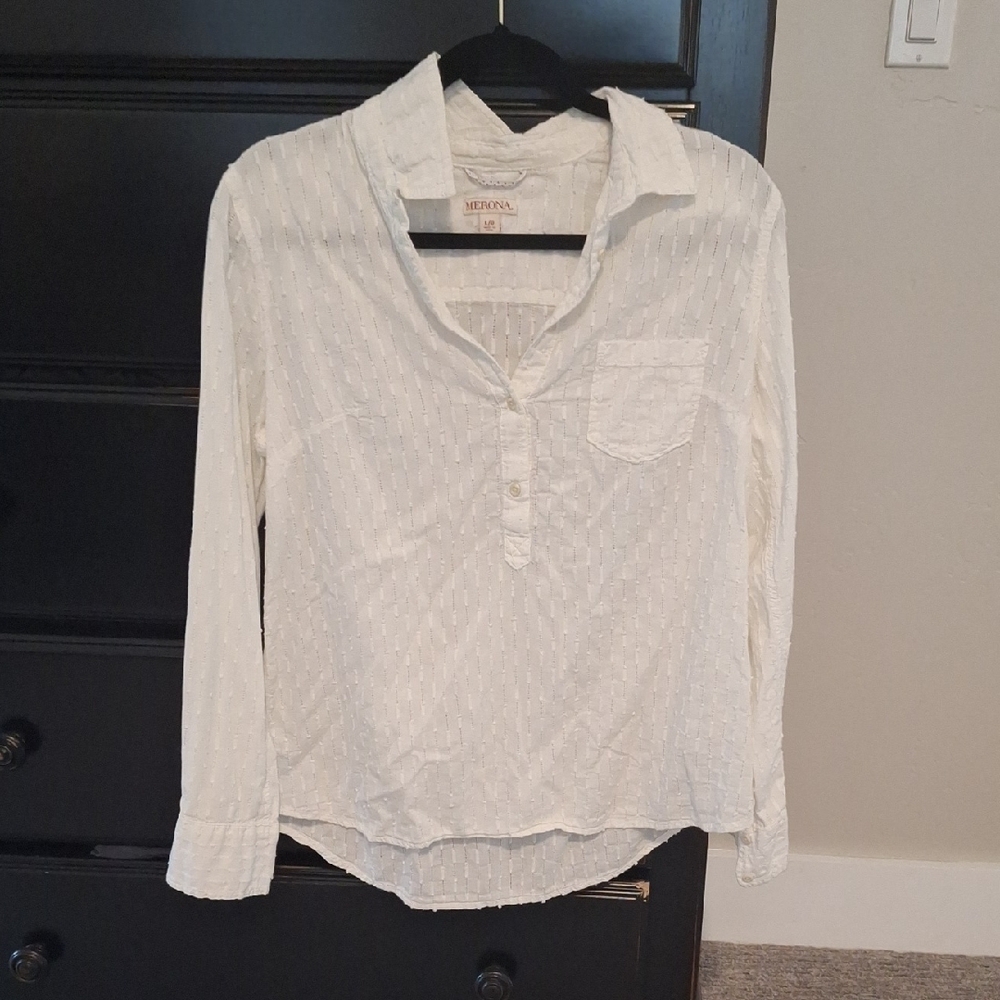 White Button-Up Shirt